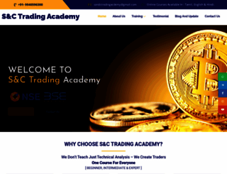 tradingacademy.co.in screenshot