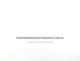 tradingandinvestingexpo.com.au screenshot