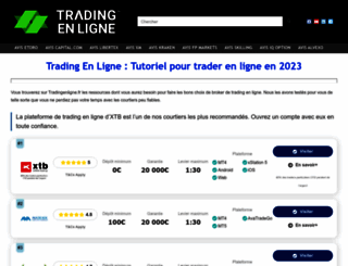tradingenligne.fr screenshot