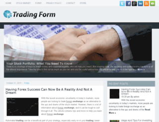tradingform.com screenshot