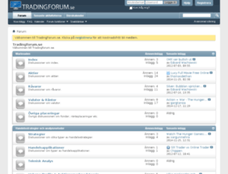 tradingforum.se screenshot