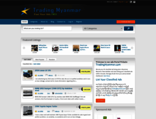 tradingmyanmar.com screenshot