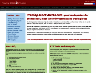 tradingstockalerts.com screenshot