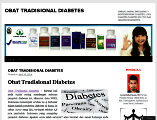 tradisionaldiabetesgw24.wordpress.com screenshot