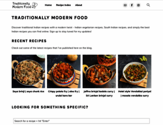 traditionallymodernfood.com screenshot