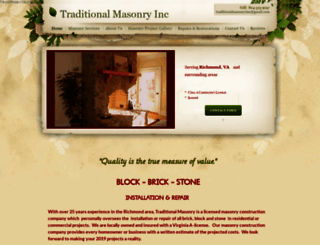 traditionalmasonry.net screenshot