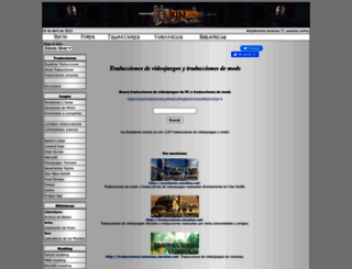 traducciones-videojuegos.clandlan.net screenshot