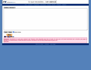 traductor.softwarevalencia.com screenshot