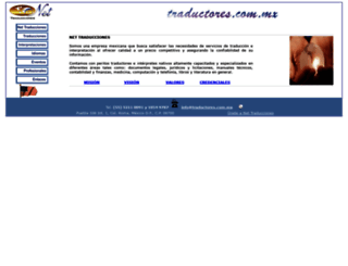traductores.com.mx screenshot