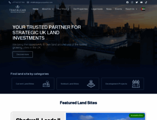trafalgar-properties.com screenshot