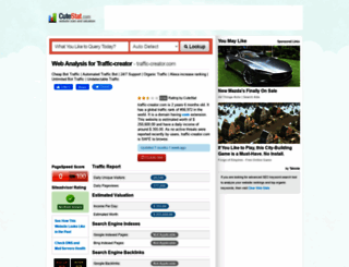 traffic-creator.com.cutestat.com screenshot