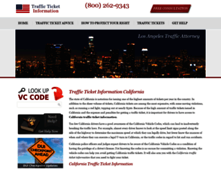 traffic-ticket-information.com screenshot