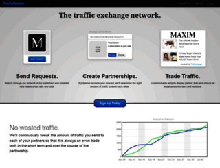 traffic.pubexchange.com screenshot
