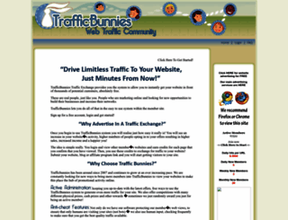 trafficbunnies.com screenshot