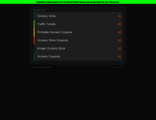 trafficcoupons.com screenshot