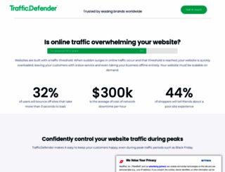 trafficdefender.com screenshot