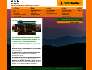 trafficdeveloper.com screenshot