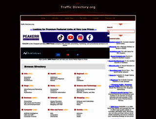trafficdirectory.org screenshot