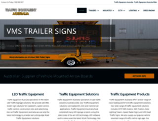 trafficequipmentaustralia.com.au screenshot