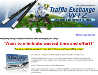 trafficexchangewiz.com screenshot