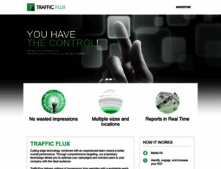 trafficflux.com screenshot