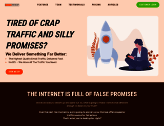 trafficforme.com screenshot