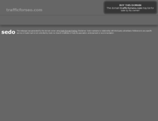 trafficforseo.com screenshot