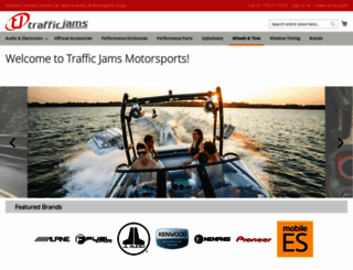 trafficjamsmotorsports.com screenshot