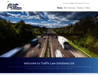 trafficlawsolutions.com screenshot
