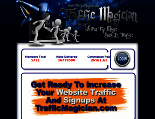 trafficmagician.com screenshot