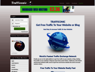 trafficonic.com screenshot