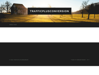trafficplusconversion.com screenshot