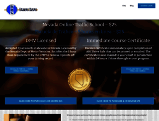 trafficschoolnv.com screenshot