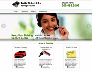 trafficticketlinks.com screenshot