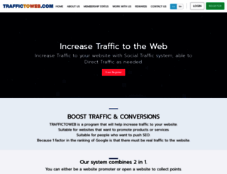traffictoweb.com screenshot