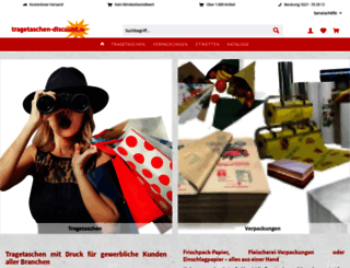 tragetaschen-discount.de screenshot