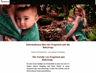 tragetuch.org screenshot