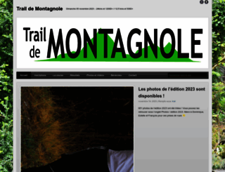 trail-montagnole.fr screenshot