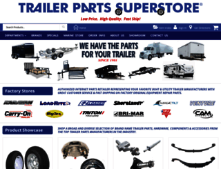 trailerpartssuperstore.com screenshot