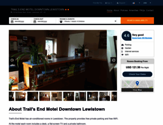 trailsendmotelmt.us screenshot