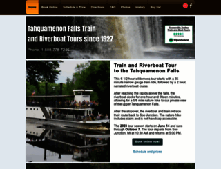trainandboattours.com screenshot