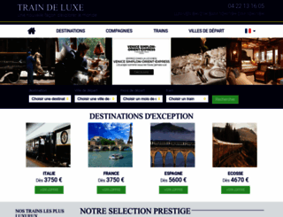 traindeluxe.com screenshot