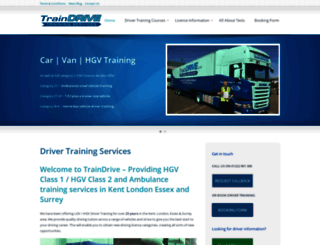 traindrive.co.uk screenshot