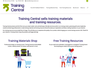 training-central.co.uk screenshot