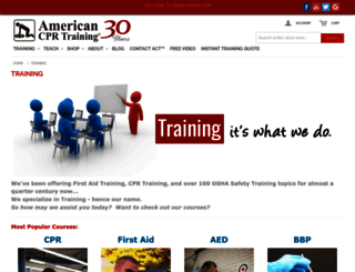 training-finder.com screenshot