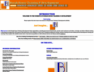 training.burghhouse.com screenshot
