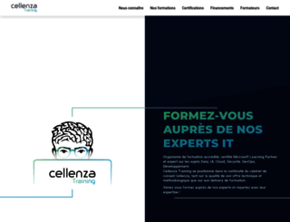 training.cellenza.com screenshot