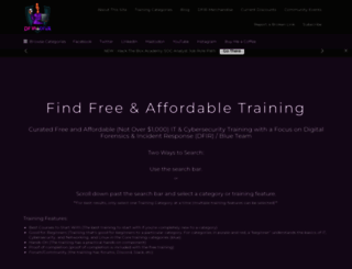 training.dfirdiva.com screenshot
