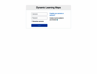 training.dynamiclearningmaps.org screenshot