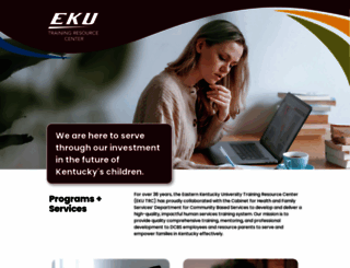 training.eku.edu screenshot